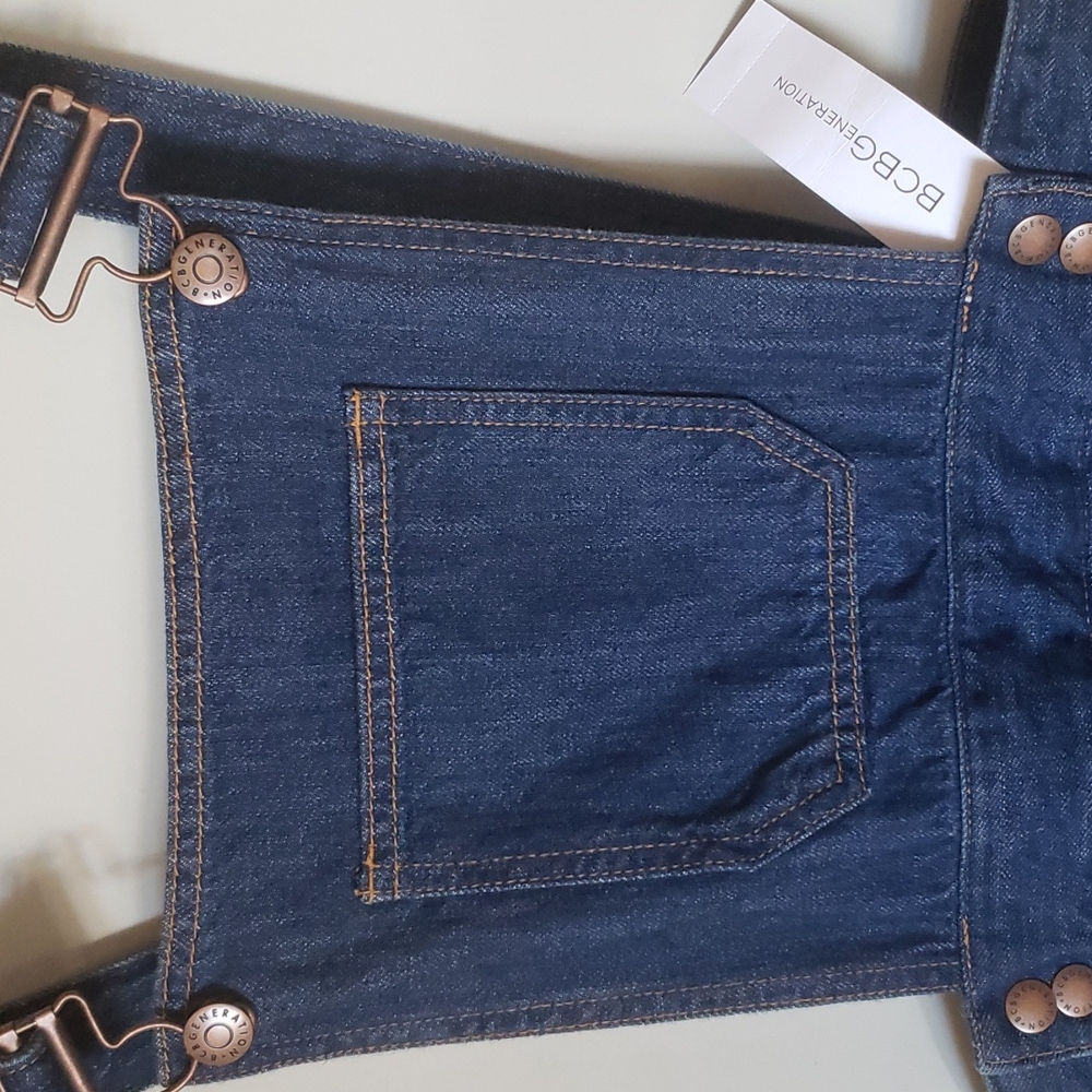 BCBGeneration Women's Overall Denim Dress  - Picture 5 of 6